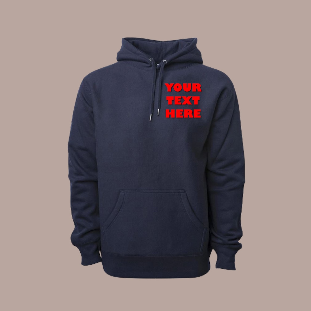 Custom Hoodie Personalized Embroidered Sweatshirt Logo Embroidery