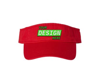 Custom Visor with Personalized Monogram