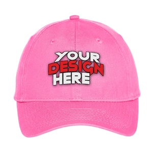 Dad Hat - Custom Embroidered Baseball Cap Profile Adjustable Fit | Vintage Logo Embroidered Design Art Artwork
