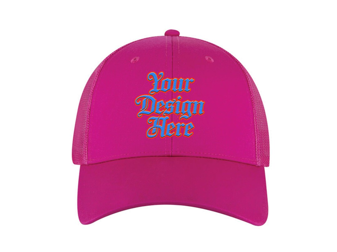 Hat Mesh Sample Personalized Embroidered Mesh Hat | Custom Logo - Etsy Canada