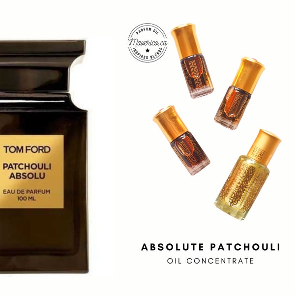 Impression of Patchouli Absolu Tom Ford Premium Perfume Oil - Alcohol-Free Attar Oil in Various Sizes Scent | Long-Lasting Unisex Perfume