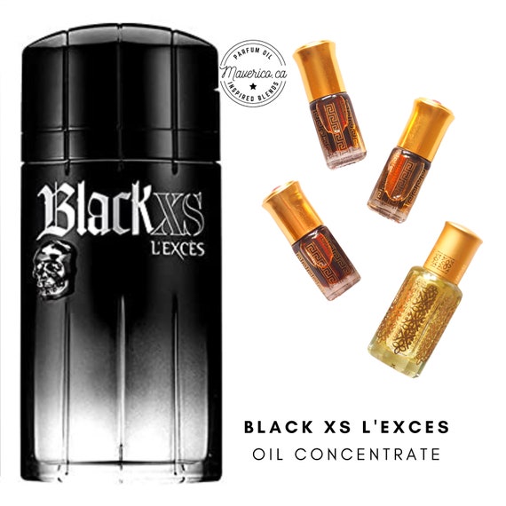 Impression of - Etsy OIL Oil L\'exces Long-lasting Paco Attar Concentrate XS Unisex Sizes Scent Perfume Various Rabanne Oil Black Alcohol-free