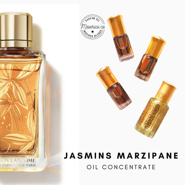 Impression von Jasmins Marzipane Premium Parfümöl - Alkoholfreies Attaröl in verschiedenen Größen Duft | Langlebiges Unisex Parfum