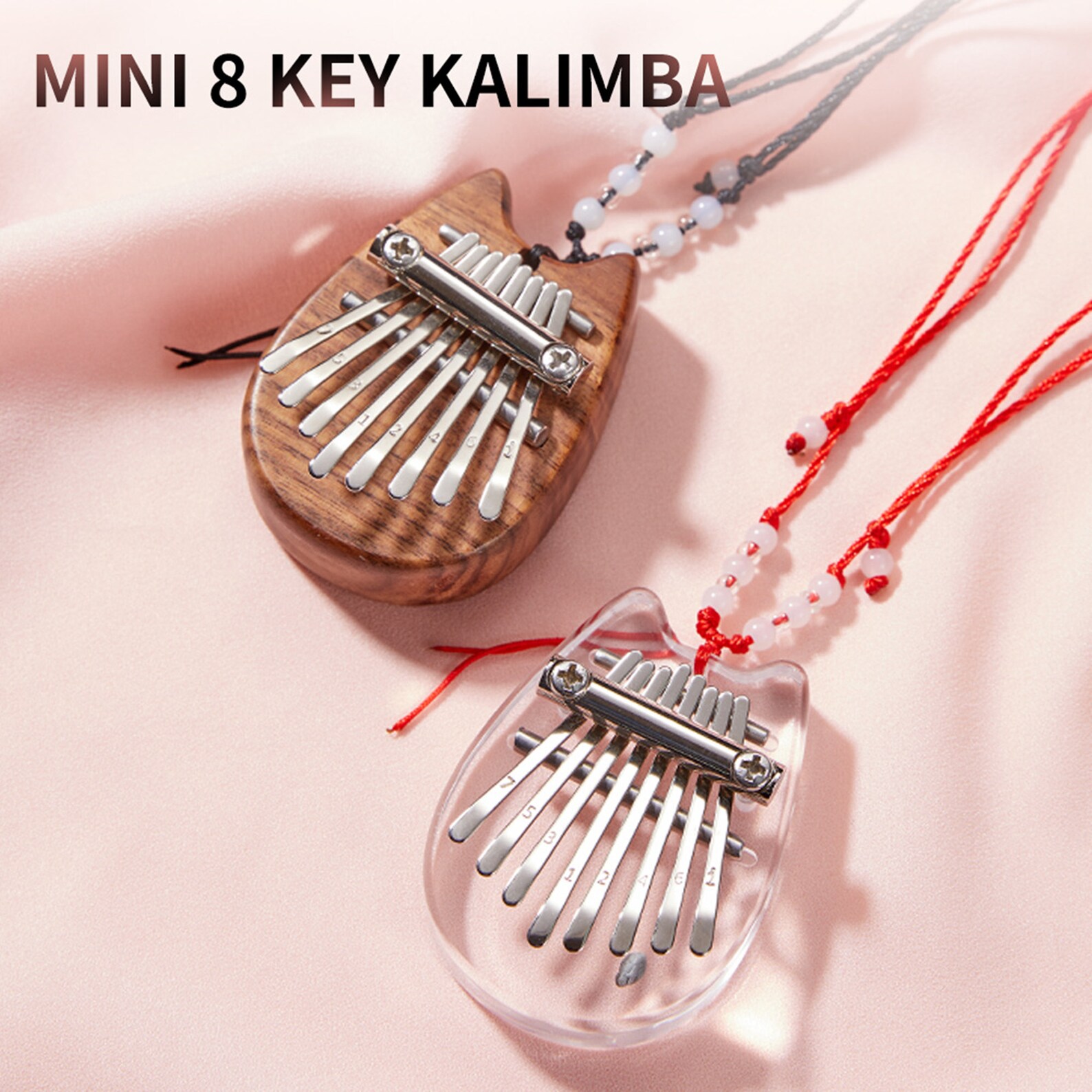 Kalimba Thumb Piano Mini Kalimba 8 Key Portable Mbira Etsy