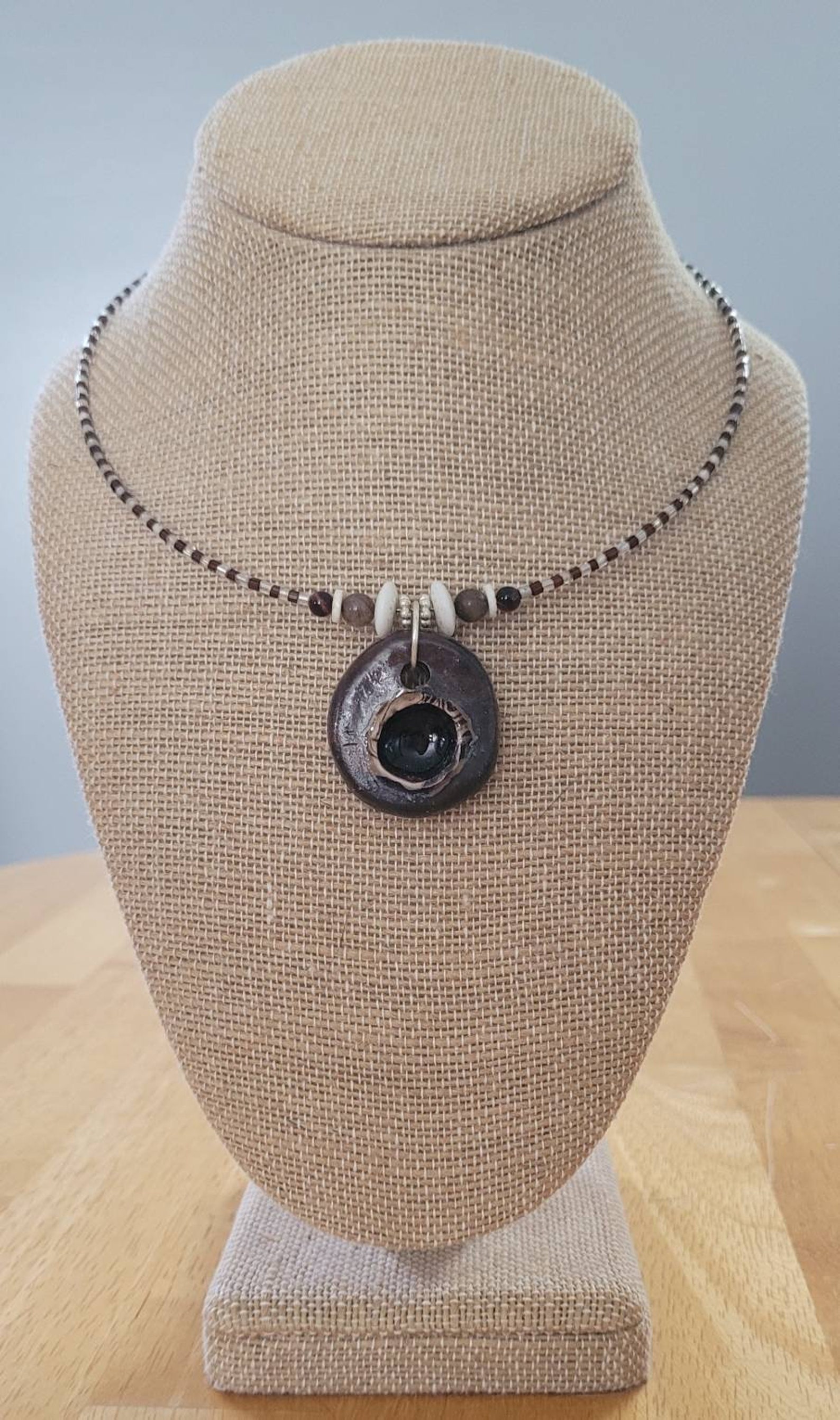 Handmade Memory Wire Necklace Etsy