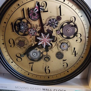 Unique Working Wall Clock Art Piece - Aries