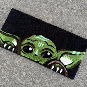 Baby Yoda Cartoon Tastatur vorleger