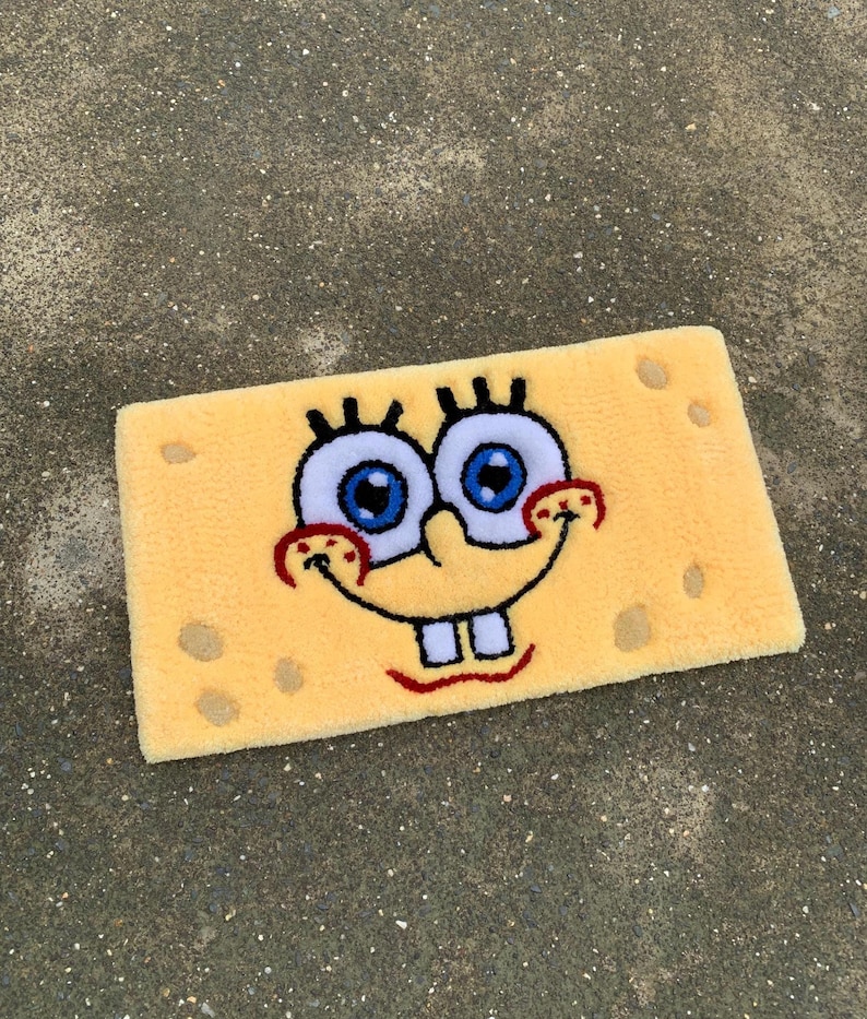 Sponge Bob Keyboard Rug - Etsy