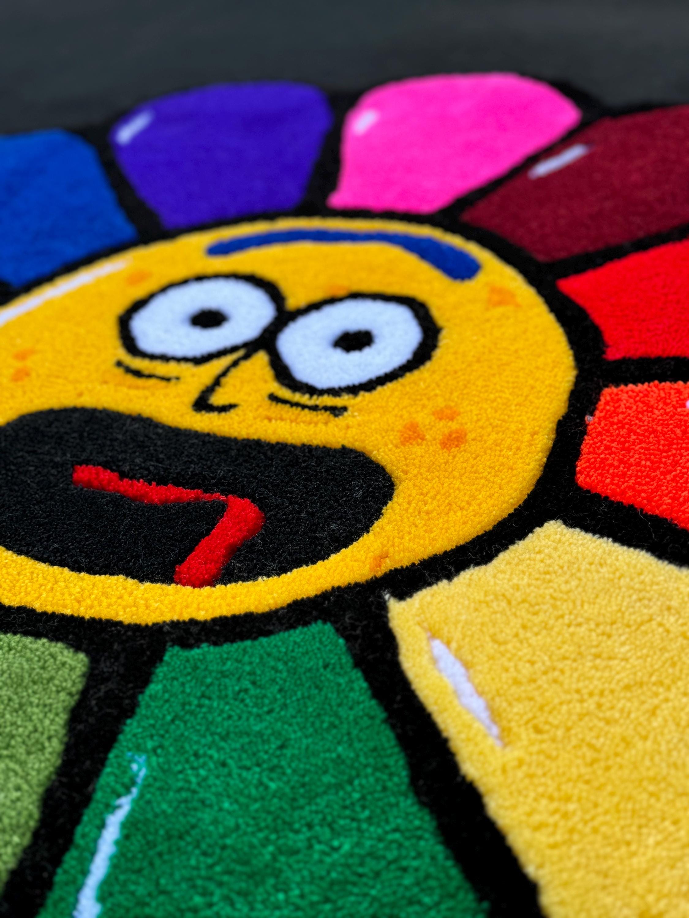 Custom Rug/handmade Rug/cartoon Rug/funny Rug/personalized Rug/living ...