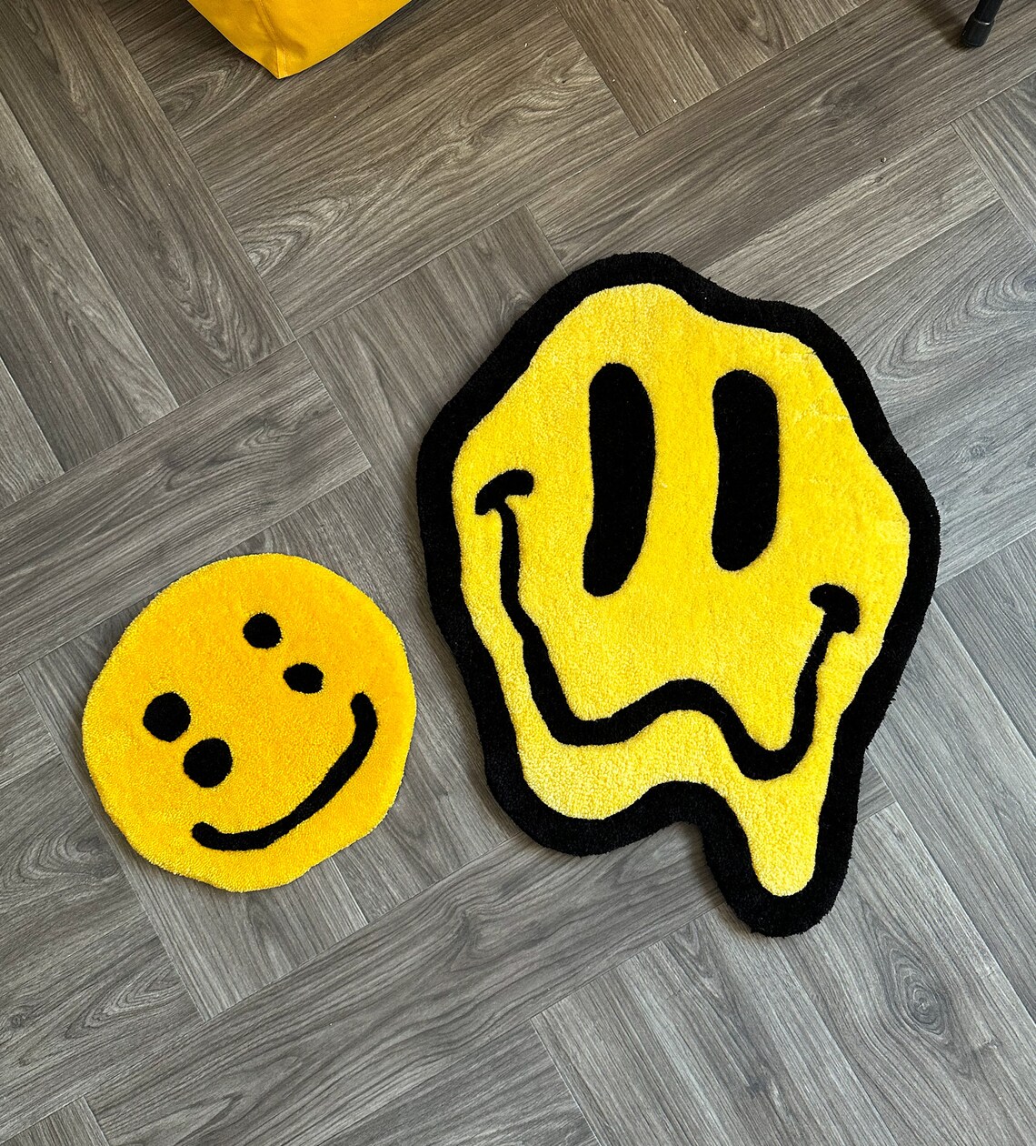 Smiley Face Rug , Custom Rug . Rugs for Bedroom Aesthetic , Hand Tufted ...