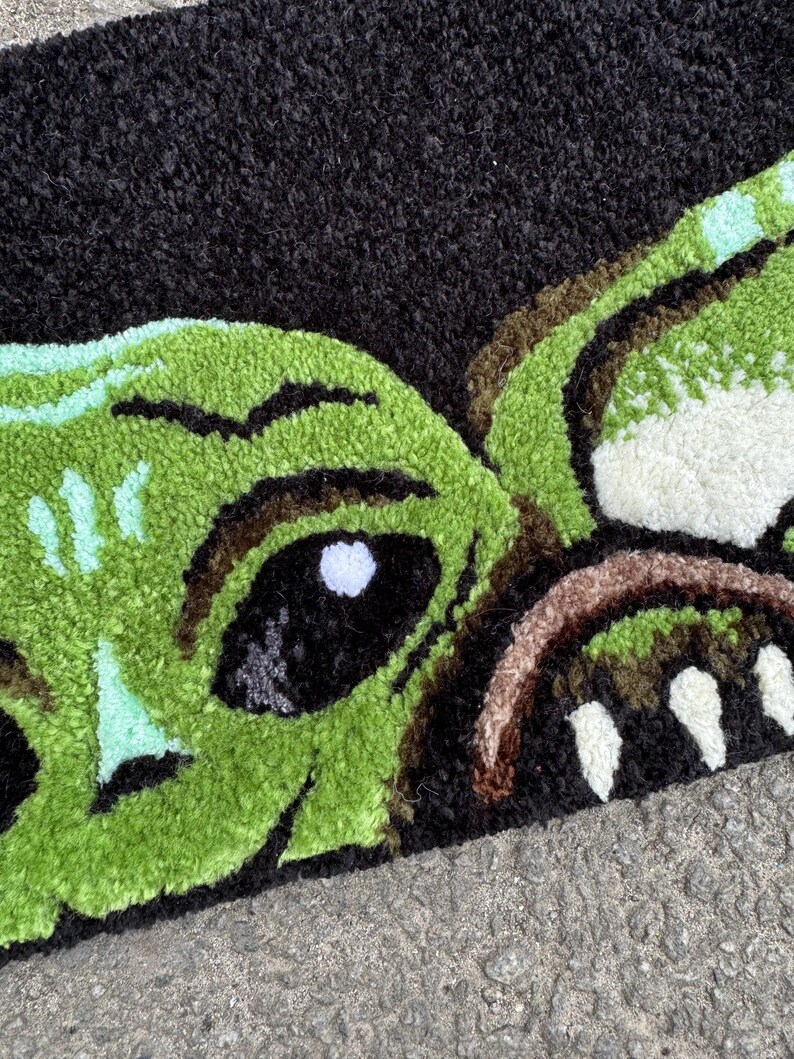 Yoda Rug Baby Yoda Cartoon Keyboard Rug - Etsy