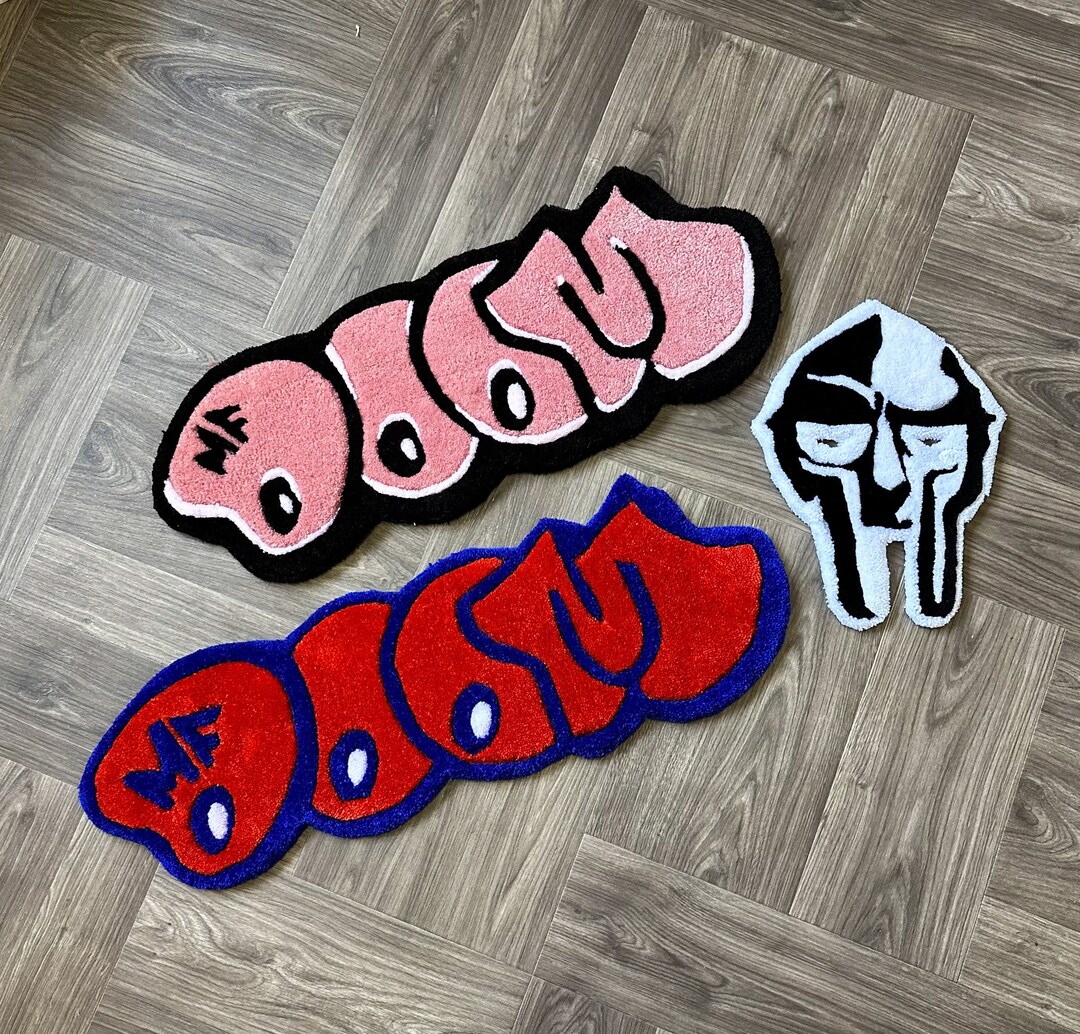 Daft Punk Rug Custom Rug MF Doom / Cd Rug / Rug for Bedroom Aesthetic / Hip Hop Rug ...