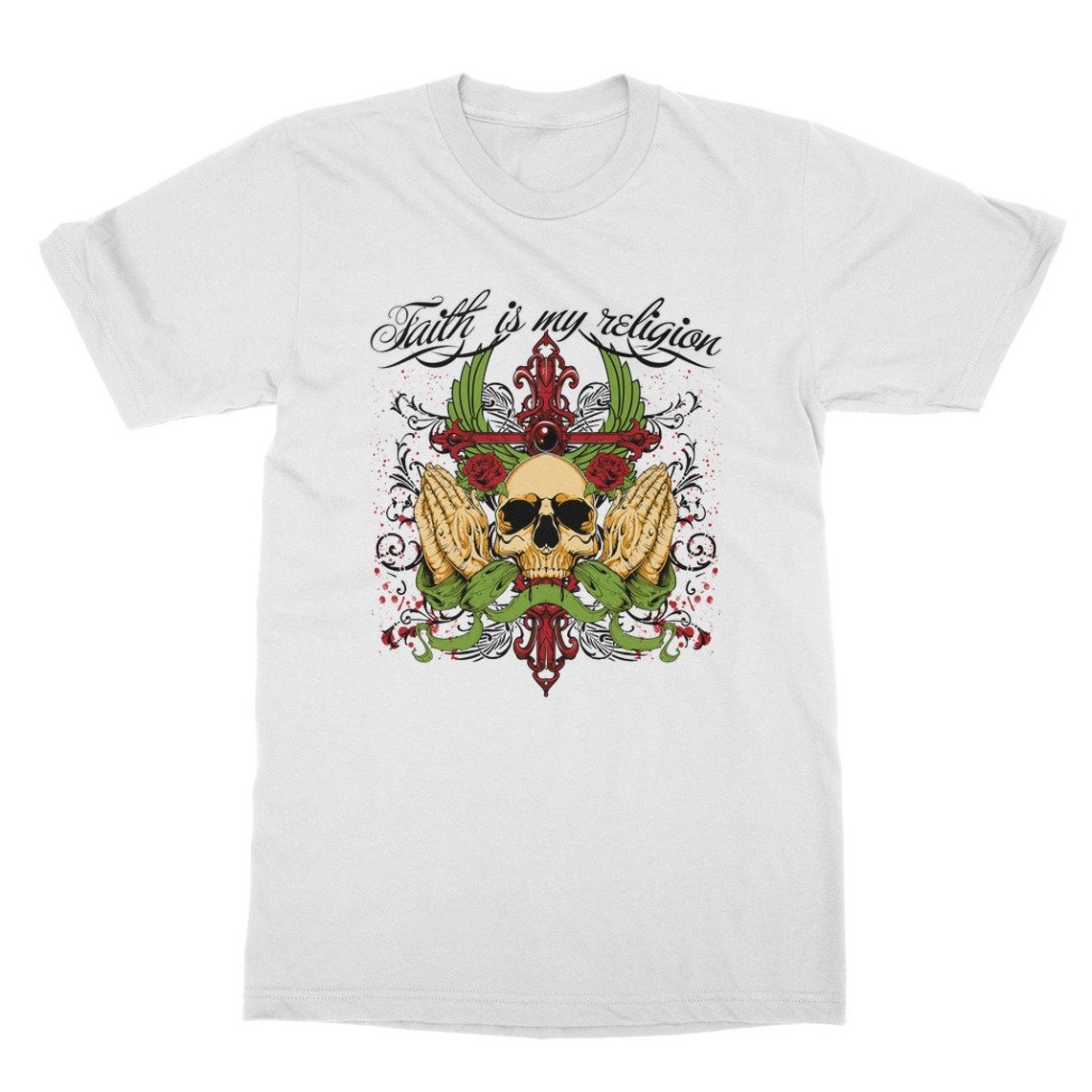 Skull T Shirts / Gothic Clothing / Goth T Shirts / Mens Gothic Etsy