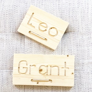 Personalized Wooden Name Tracing Board