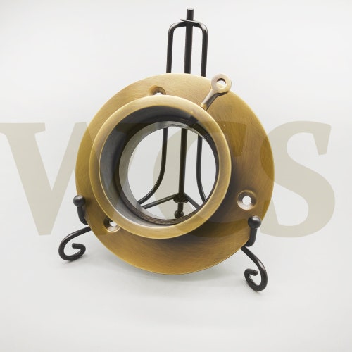 Traditional Solid Antique Brass End Brackets for Curtain Poles Etsy