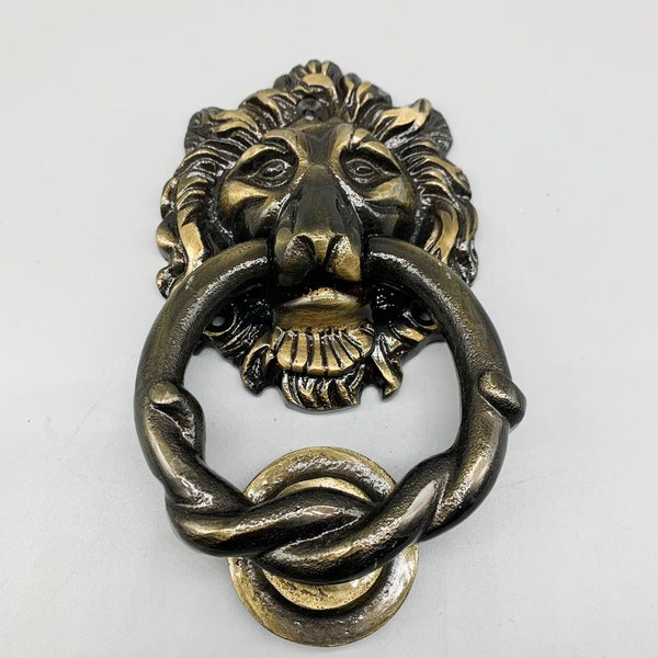 LION Door Knocker - Cast Iron Door Knocker