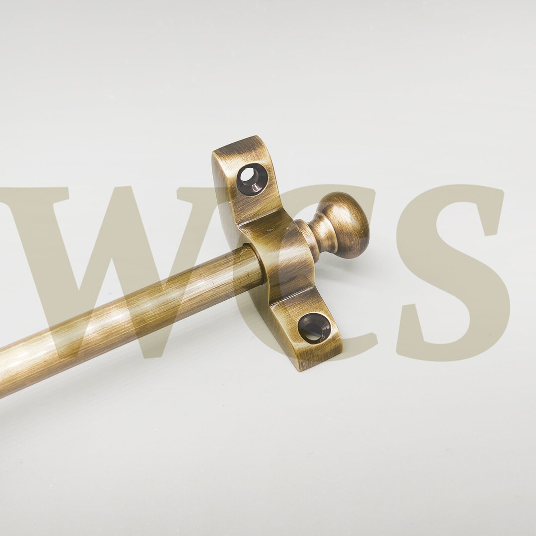 Antique Brass Stair Rods 3/8 X 28.5 Plain Pipe Etsy