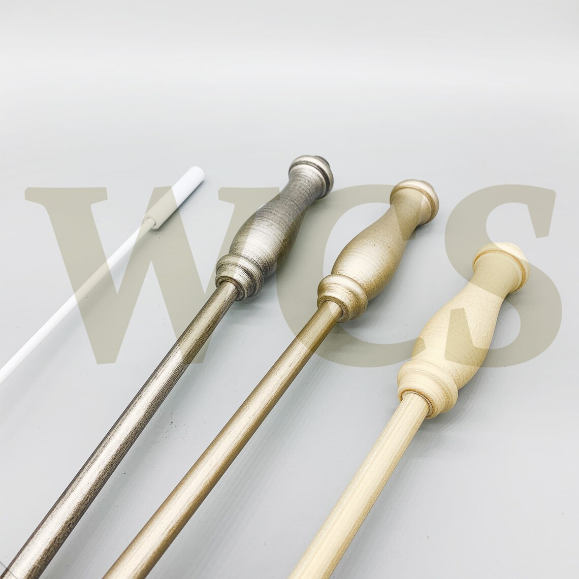 X1 Curtain Pull Draw Rods Wooden Metal Curtain Pulls Rods Poles Pullers