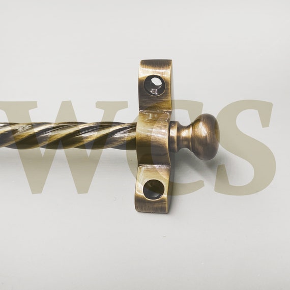 Antique Brass Stair Rods 3/8 X 28.5 Candy Etsy