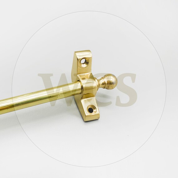 Polished Brass Stair Rods 3/8 X 28.5 Plain Etsy