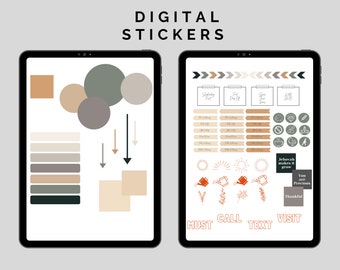 JW Digital Stickers | JW Ministry | Neutral Palette| GoodNotes | PNG