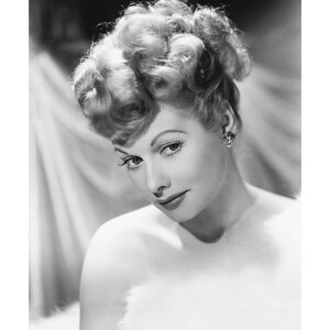 Lucille Ball vintage photograph retro wall art Lucille Ball photo print Old Hollywood posters Housewarming gift ideas image 5