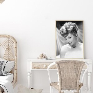 Lucille Ball vintage photograph retro wall art Lucille Ball photo print Old Hollywood posters Housewarming gift ideas image 10