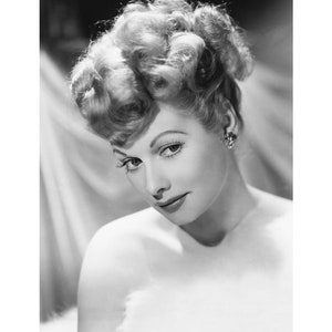 Lucille Ball vintage photograph retro wall art Lucille Ball photo print Old Hollywood posters Housewarming gift ideas image 3