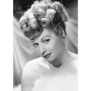 Lucille Ball vintage photograph retro wall art Lucille Ball photo print Old Hollywood posters Housewarming gift ideas image 2