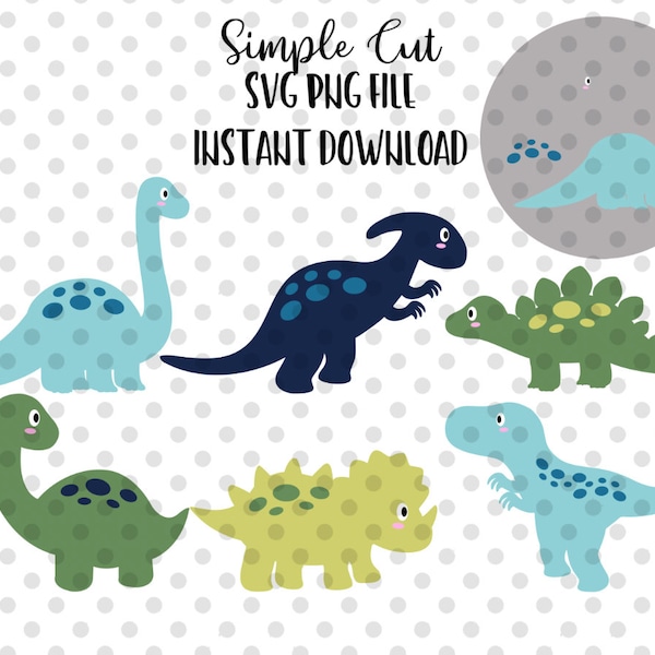 Dinosaur Svg - Etsy