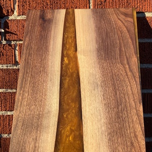 Charcuterie board with Epoxy resin