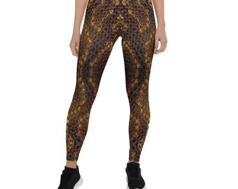 Snake Skin Leggings - Etsy