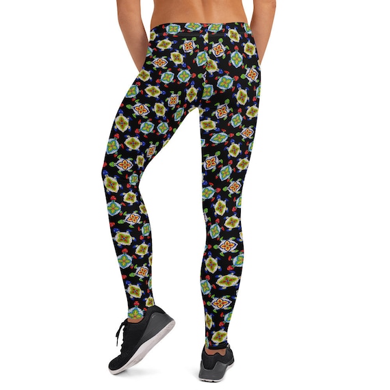 Turtle print leggings sale
