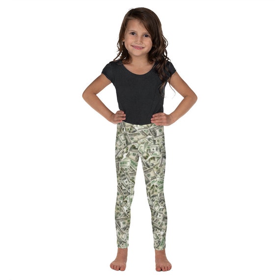 Money Print Kids Leggings Girls Leggings Soft Stretch Leggings Toddler  Leggings Casual Leggings Children Leggings Gift for Kids 