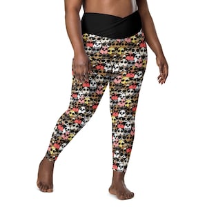 Dog Leggings Women, Puppy Dog Plus Size Leggings, Crazy Dog Lady Dog Lover Gift, Dog tights, Yoga Workout Pants Leggings