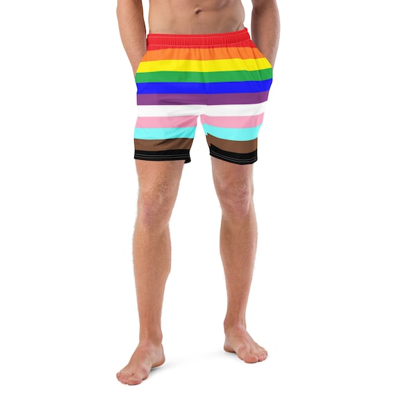 men s gay pride swimwear