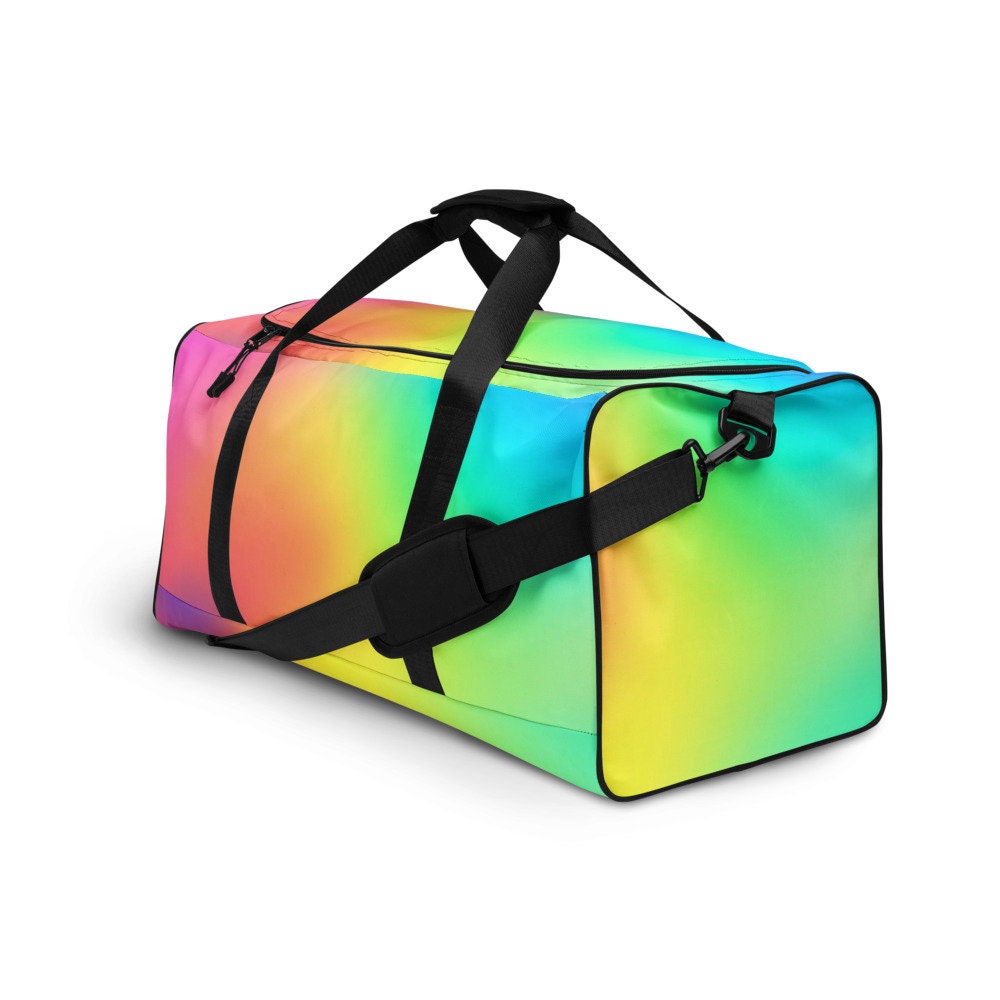 Rainbow Leopard Travel Duffle bag – WhimsyMakers