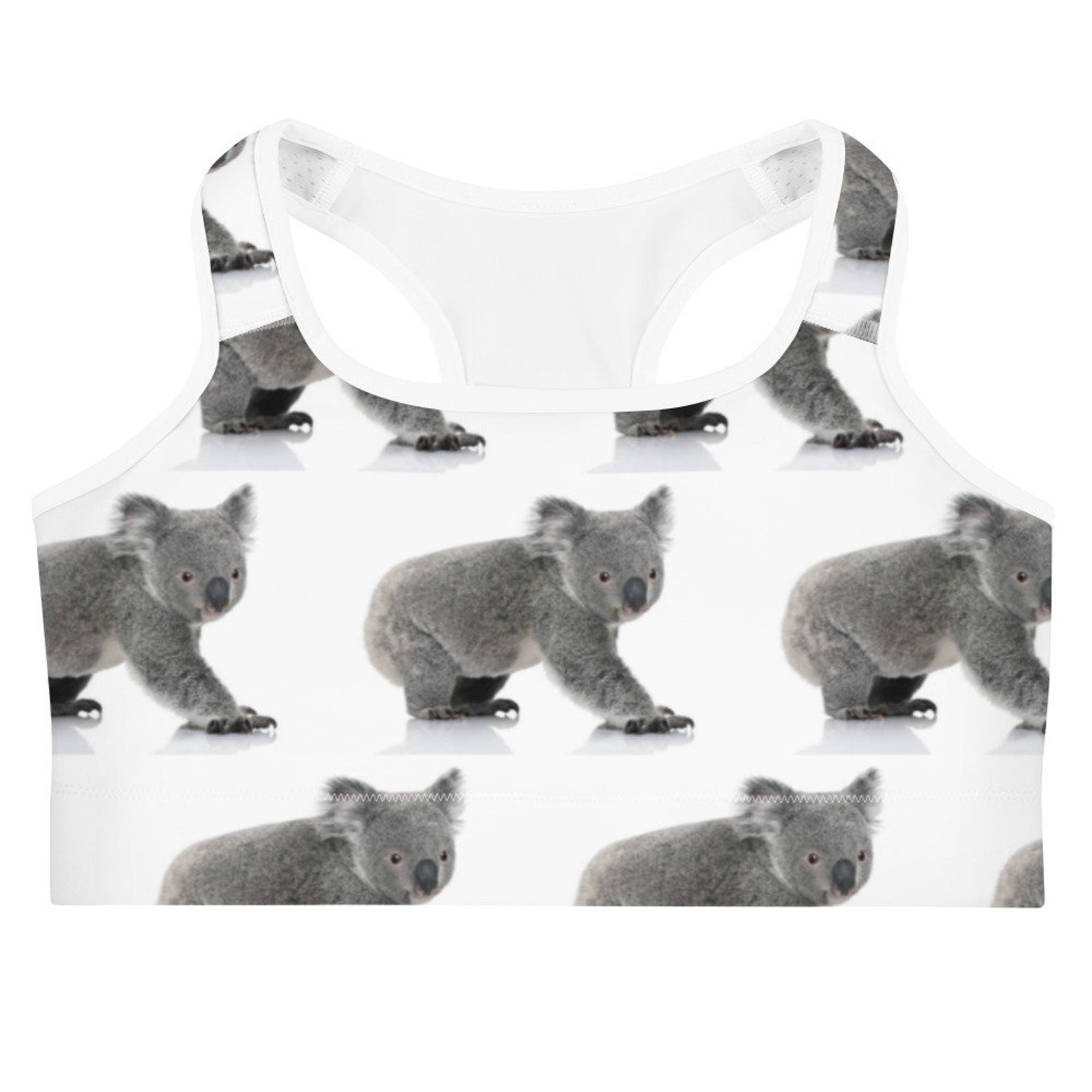 Koala Sports Bra Womens Sports Bra with Koalas Koala Print Etsy
