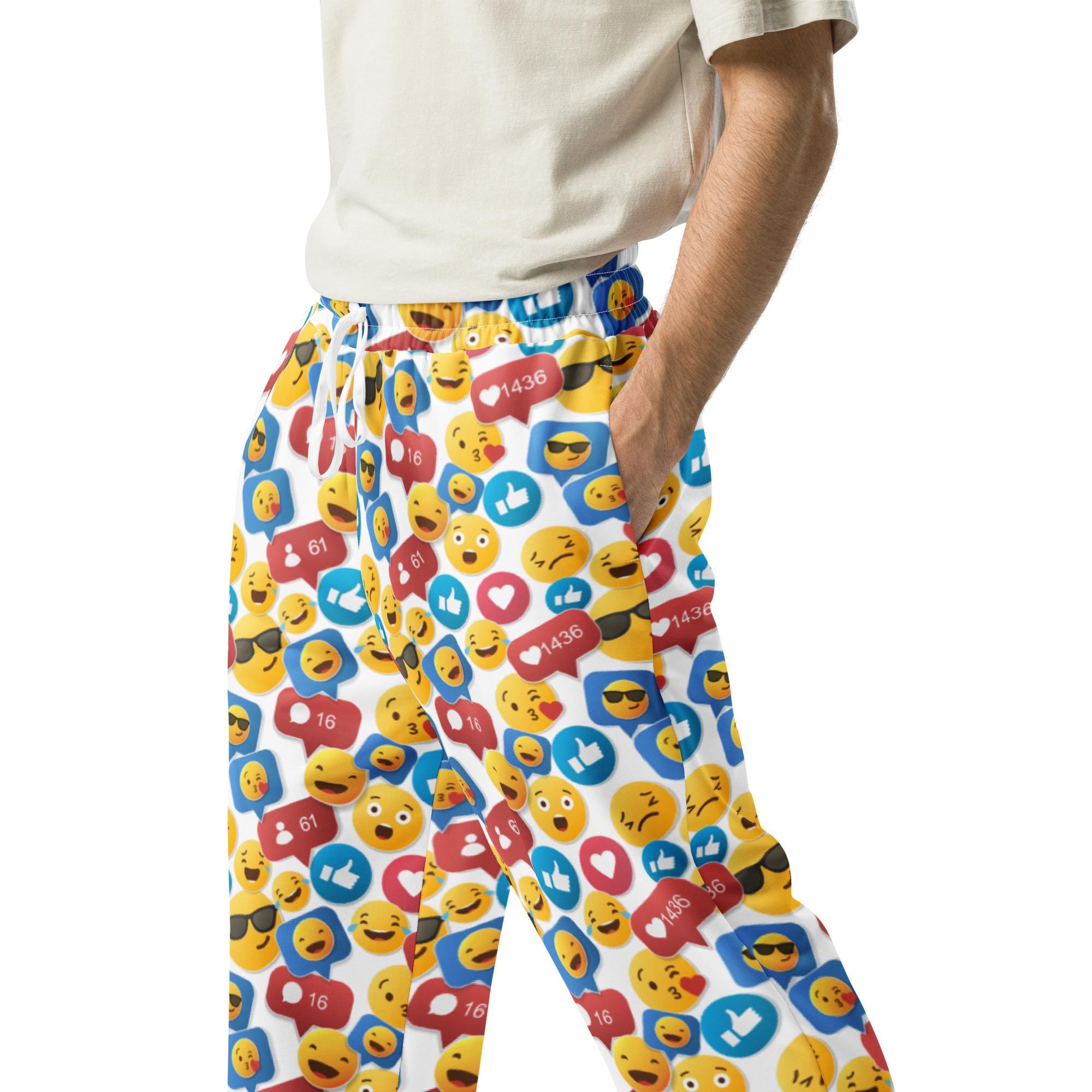 Emoji Joggers Etsy UK