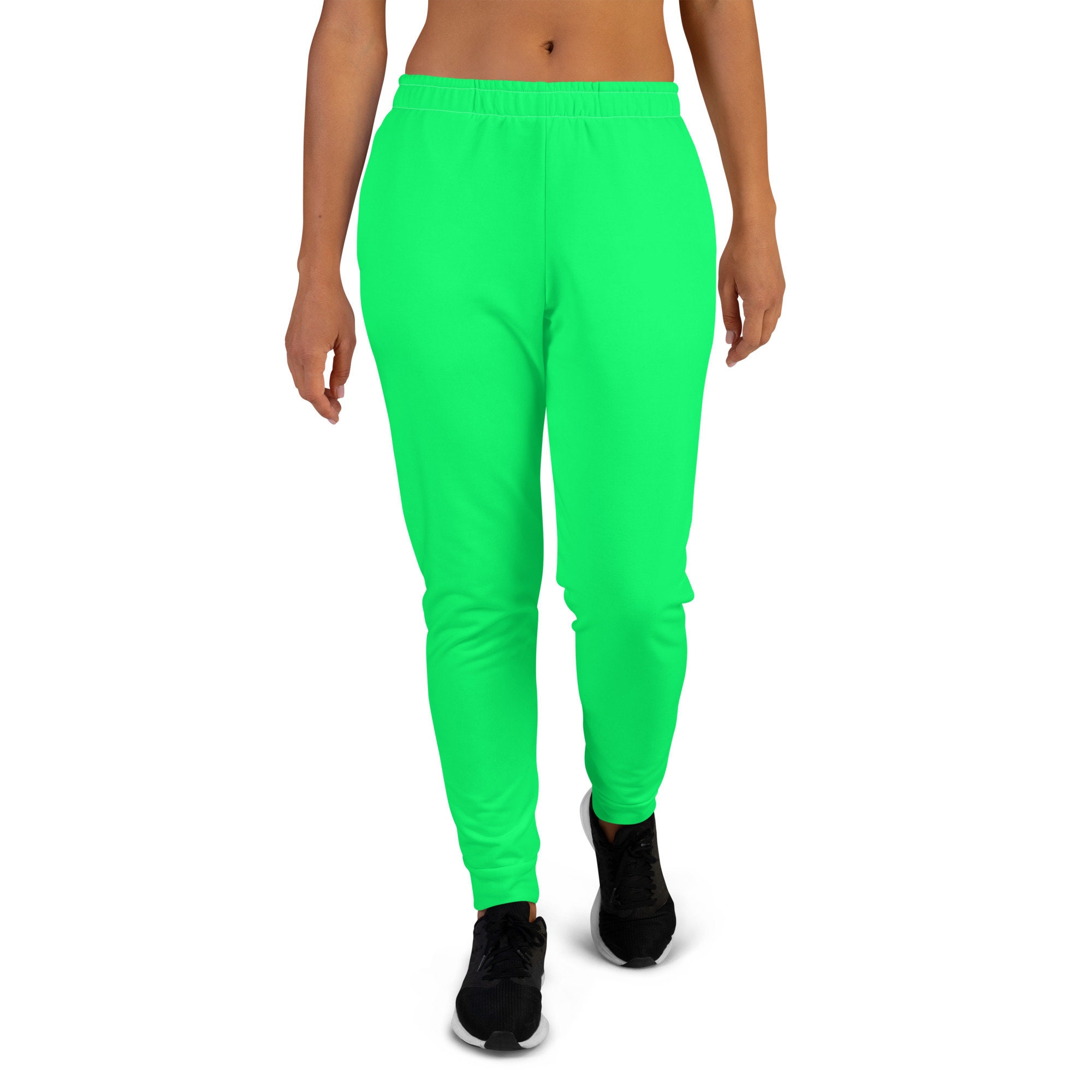 Lime Green Joggers Etsy
