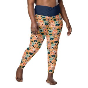 Dog Leggings Women, Puppy Dog Plus Size Leggings, Crazy Dog Lady Dog Lover Gift, Dog tights, Yoga Workout Pants Leggings