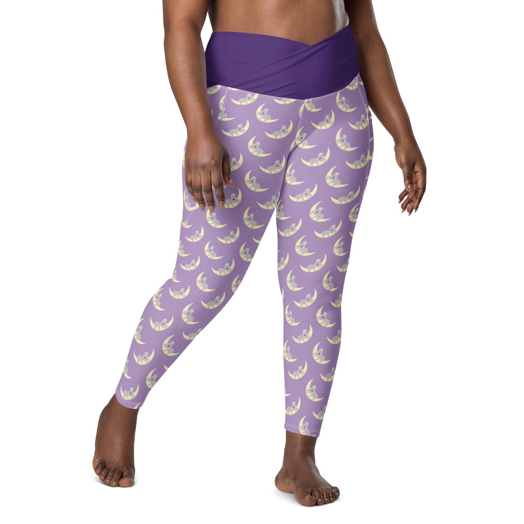 Mousse Navy Blue Koala Print Active Leggings