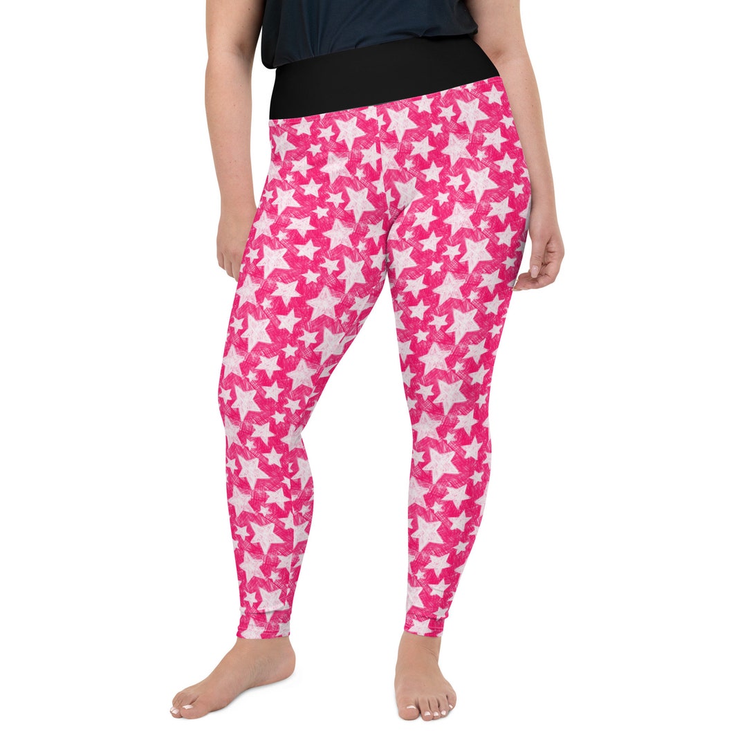 Stars Celestial Leggings Universe Space Leggings Plus Size Etsy