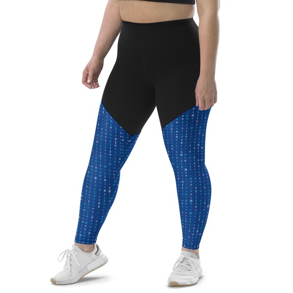 Get Out of the Matrix Compression Leggings, Workout Fitness Leggings, Coding Yoga Pants, Sports Gym Leggings, Plus Size Designer Leggings