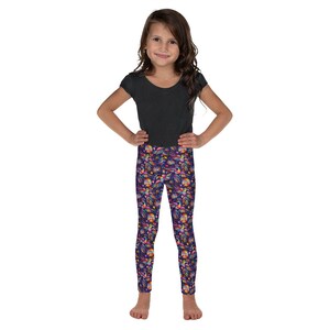 Exotic Bird Kids Leggings, Toddler Leggings, Soft Animal Leggings, Baby Children Leggings, Fashion Leggings, Birthday Leggings kids Gifts