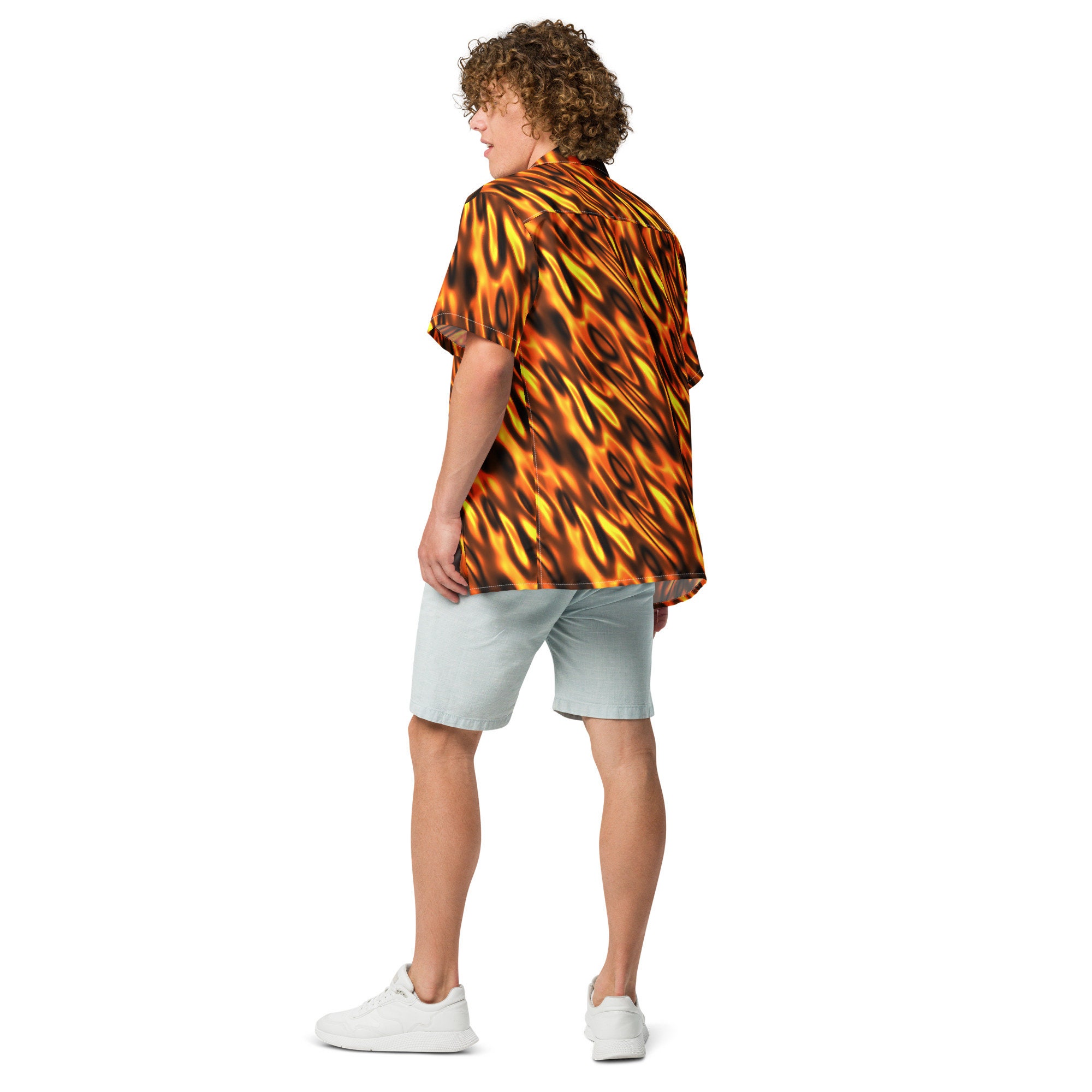 Fire Flames Printed Unisex Button Down Shirt, Casual Beach Shirt, Burning Flames Urban Streetwear, Loose Fit Hawaiian Shirt, Flame Dance - Etsy Fire Flames Printed Unisex Button Down Shirt, Casual Beach Shirt, Burning Flames Urban Streetwear, Loose Fit Hawaiian Shirt, Flame Dance - Etsy