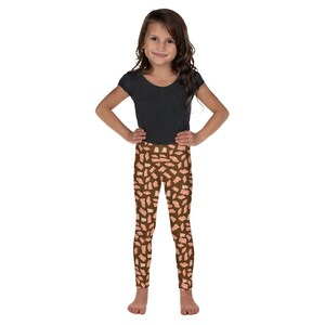 Bacon Printed Leggings, Kids Leggings, Toddler Leggings, Soft Stretch Leggings, Girls Leggings, Kids Clothes, Food Print Leggings