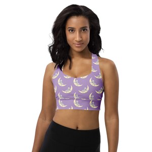 Koala Bears Sports Bra, Celestial Moon Printed Sports Bra, Women Sports Bra, Athletic Bra, Gym Workout Bra, Yoga Bra, Fitness Bra, Gifts