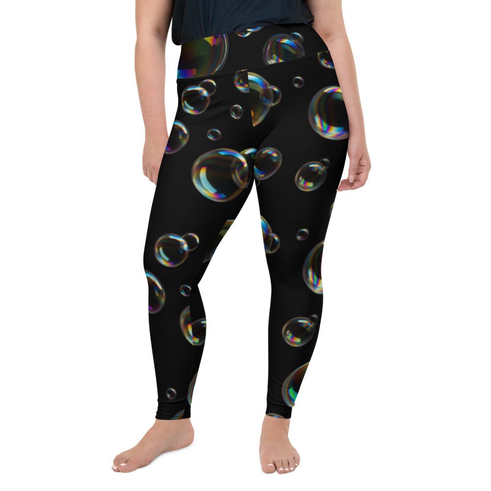 Blowing Bubbles Leggings Fun Novelty 