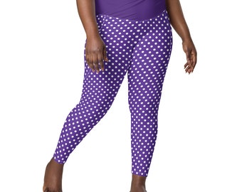 Plus size polka dot leggings discount